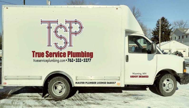 True Service Plumbing Truck